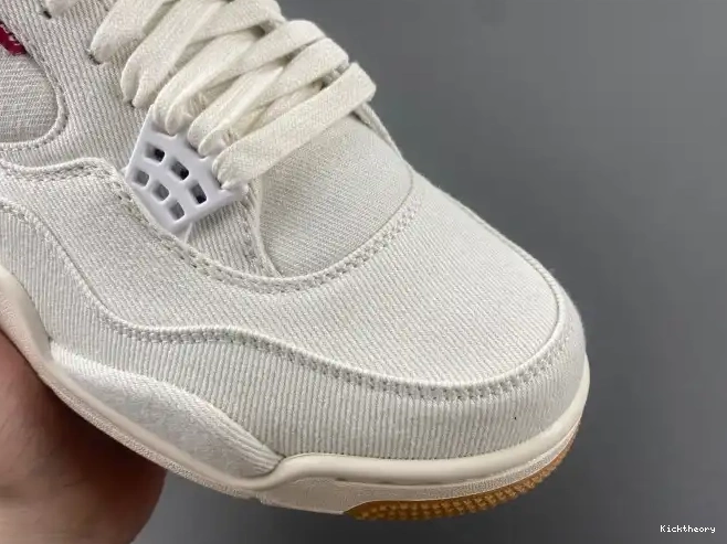 Kick Theory Levi's AO2571-100 4 'White' Air Jordan x 0615